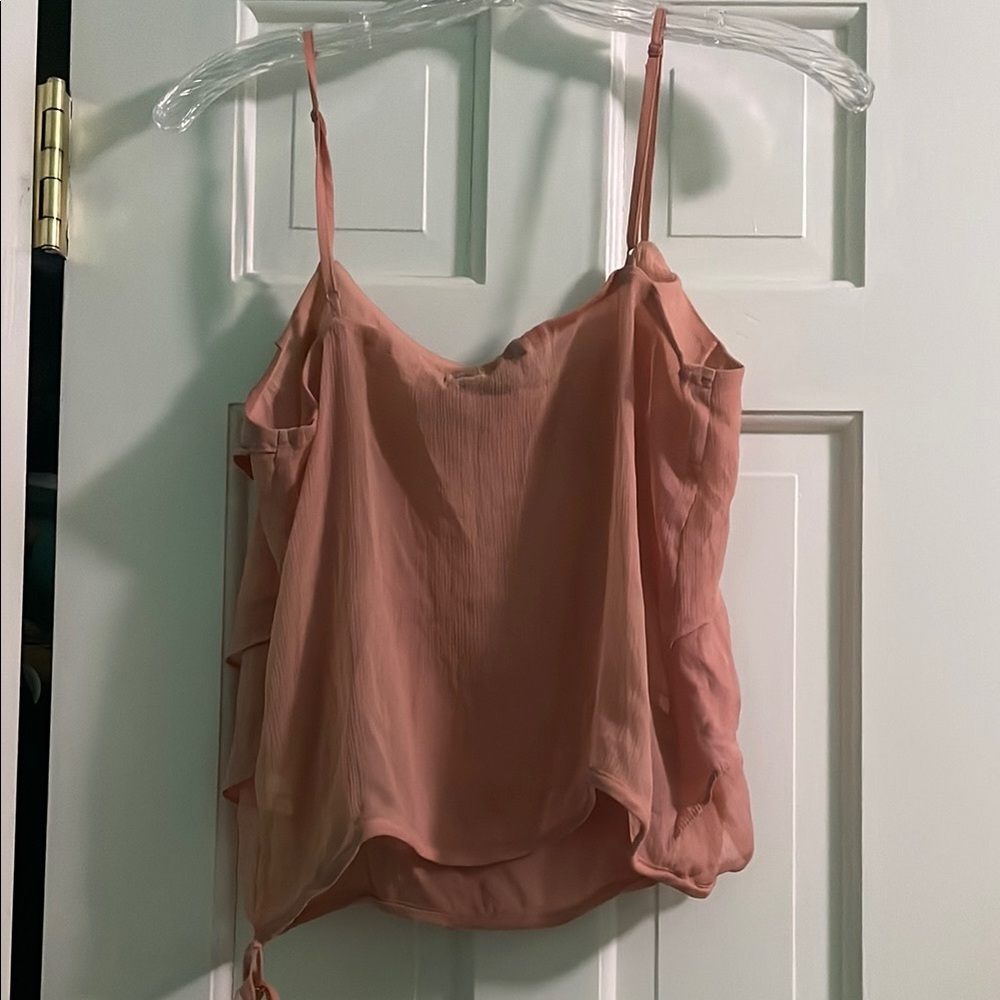 Pink Ruffled Women's Top - Picture 3 of 3